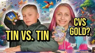 Opening Older Pok&eacute;mon TCG Tins! [A PokeTwins Pack Battle]