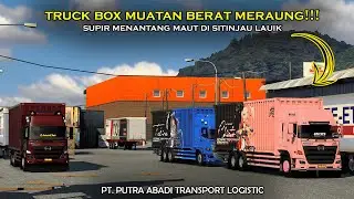 CONVOY ‼️ TRUCK HINO 500 MUATAN BAHAN FURNITURE 🚨 SITINJAU LAUIK | ETS2 #ets2
