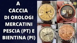 A CACCIA DI OROLOGI MERCATINI PESCIA E BIENTINA