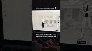 Create illustrations for your website, apps and assignments with this app 👏