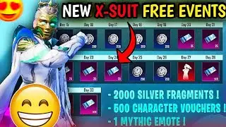 FINALLY 🔥 300 Free character vouchers Event | New X Suit Free event | Silvanus XSuit Vouchers Event