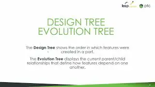 Understanding & Managing Design Intent with Creo Reference Viewer: Design & Evolution Trees (5 of 6)