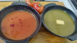 Tamato Soup and Pumpkin Soup are healthy and delicious. 