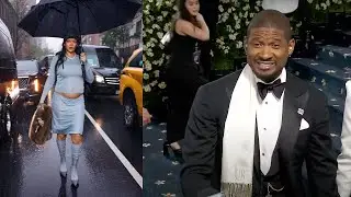 Usher REACTS to Rihanna&rsquo;s Pregnancy News at Met Gala 2025