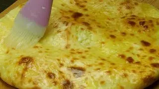 Smakuje lepiej niż pizza! Chaczapuri z serem w warunkach domowych - na raz, dwa, trzy! | Smaczny.TV
