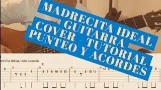 madrecita ideal Julio Jaramillo guitarra - completa cover - tutorial acordes punteo, descarga pdf