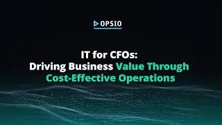 IT for CFOs: Driving Business Value through Cost-Effective Operations