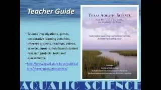 Aquatic Science an Introduction Credits and Thanks