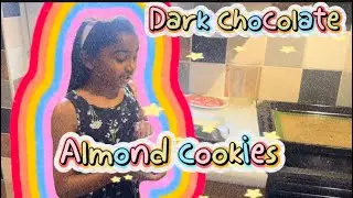 Dark chocolate and Almond cookies 