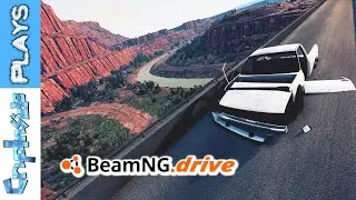 BeamNG Downhill Distance Challenge No Engine No brakes #AMD #7600x #6700xt #ultra #beamngdrive