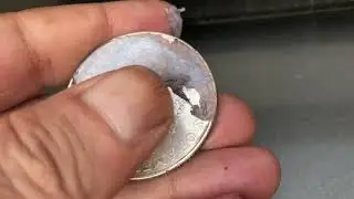 American Silver Eagle Milk Spots Removed