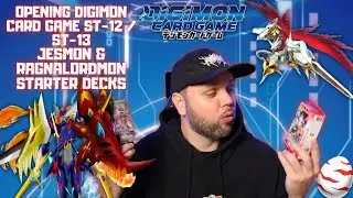 NEW Jesmon & RagnaLordmon Starter Decks! | Digimon Card Game ST-12 / ST-13 Unboxing