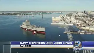 Navy christens USNS John Lewis