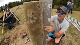 Day 1 farm fencing competition 2023! This one hurt!