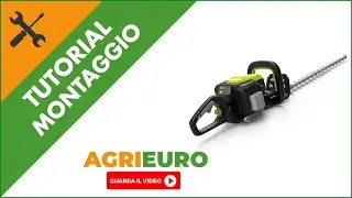 Tagliasiepi a batteria GForce XR120: Montaggio del prodotto