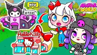 DOM HELLO KITTY kontra DOM KUROMI w Avatar World! NOWA, TAJEMNICZA AKTUALIZACJA