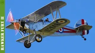 Hawker Fury II - biplane fighter aircraft - HD