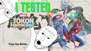 I Tested an UNRELEASED GAME!!! #marvel #marveltokonfightingsouls #arcsystem #marveltokon 