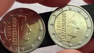 2 euro coins Luxembourg 2011 Unc/AU