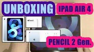[UNBOXING]iPad Air 4 and Apple pencil 2 Gen. You must be Watch