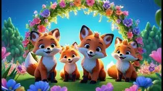 Five Little Foxes Learn Big and Small | Big and Small Song for Kids | Rhymes and Educational Songs