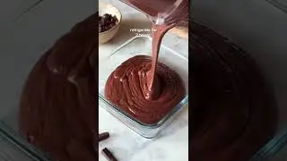 *2 INGREDIENT* CHOCOLATE MOUSSE MADE FROM LEFT OVER RICE #shorts
