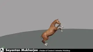 Horse Physicality | Blocking by student Sayantan Mukherjee | Animawarriors