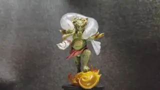 Fujin Japanese God Of Wind Figure Quick Review. (360 rotation)