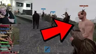 xQc умирает, смеясь над StableRonaldo, которого издевались и убивали на сервере Rust