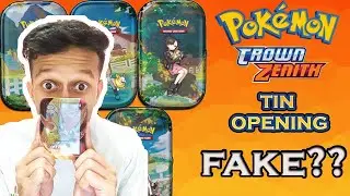 Unboxing Pokemon Crown Zenith Cards Tin Box in India 🤩..