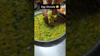Famous Street Style Egg Ghotala 😋 Address : Kailash Omlette , Patel Nagar , A.K.Road , Surat.