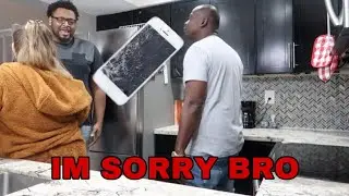 BROKEN CELL PHONE PRANK ON EM AND VON