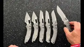 Титановые папки Microtech Marfione Select