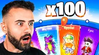 Έκανα 100 Spins Στο Stumble Guys Και Έτυχα...