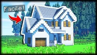 COMMENT FAIRE UNE MAISON MODERNE PAVILLONAIRE ?! (FACILE) Minecraft Tuto maison