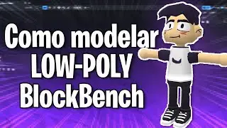 Como MODELAR LOW POLY no BlockBench Estilo PS1