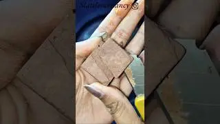 Wet Red Slate Cube cleaning #redslatecube #redwetslatecubes  #redslatecubecleaning #slatepencil
