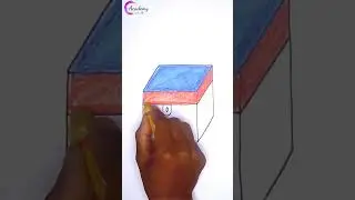 How to Draw a 3D Box Step by Step | Easy Drawing for Beginners #drawing #drawing4kids  #easydrawing