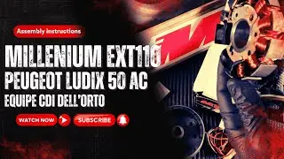 Notice montage allumage MVT MILLENIUM EXT110 PEUGEOT LUDIX / SPEEDFIGHT 3 AC CDI DELL'ORTO Noir