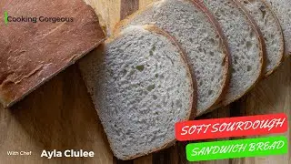Soft Sourdough Sandwich Bread Loaf - Easy and Delicious