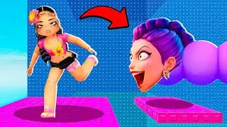 Я сбежал из страшной башни червя-тролля из K-POP в Roblox.