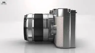 Pentax Q-S1 Silver 3D model by 3DModels.org