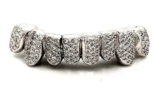 Moissanite grillz & Vvs grillz from Seattle Gold Grills!