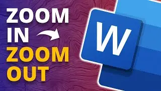 How to Zoom in and Out on a Page in Microsoft Word 🔥 [WORD TIPS!]