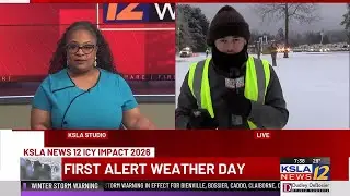 KSLA goes live from Texarkana as the winter ice storm continues
