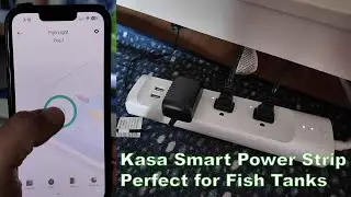 Kasa Smart Plug Power Strip KP303 Demo for Fish Tanks