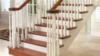Pin Top Balusters on Open Tread Stair Installation