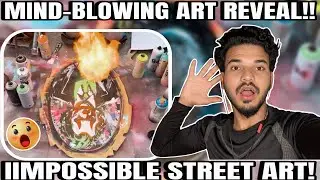 IMPOSSIBLE! 😱 Joker Fire Art Reaction | Ultra Reaction Vlog| #streetart #UltraReactionvlog #trending
