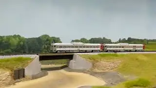 ATSF El Pasoan RDC set at Prairie Scale Model Railroad