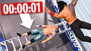 Reacting to WORLD RECORD Clips in WWE 2K!